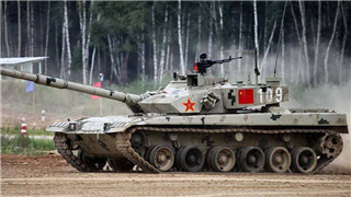 China tank makes mark at army games