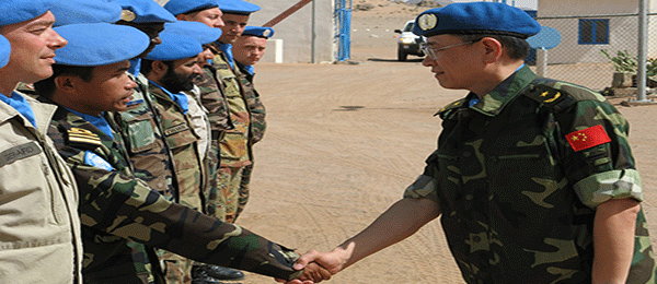 In September 2007, Zhao Jingmin was appointed as the Force Commander of United Nations Mission for the Referendum in Western Sahara (MINURSO). He was the first Chinese military officer to assume a senior command position in the UN peacekeeping forces.