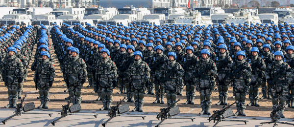 In January 2015, China's armed forces dispatched the first infantry battalion of 700 troops to the United Nations Mission in South Sudan (UNMISS).
