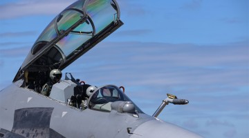 Fighter jets in air refueling training