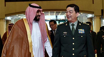 Chinese DM meets with Saudi Arabia's counterpart