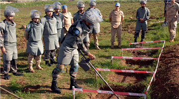 In Pics: Chinese peacekeepers clear 9,719 landmines in Lebanon