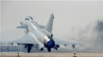 In pics: J-10 fighter jets fly during training