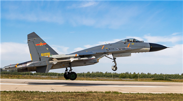 J-11 fighter jets conduct training on National Day