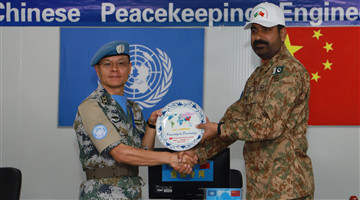 New commander of MONUSCO Southern Sector inspects Chinese peacekeeping engineer detachment to DR Congo