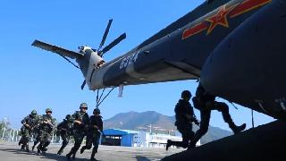 PLA Hong Kong Garrison organizes joint land-air-sea patrol