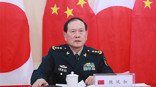 Chinese defense minister holds video talks with Japanese counterpart