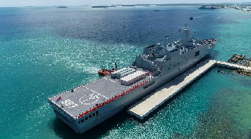 Chinese navy ships carrying relief supplies arrive in Tonga