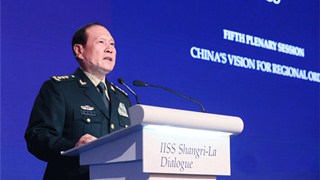 Chinese defense minister elaborates China's Vision for Regional Order at 19th Shangri-La Dialogue