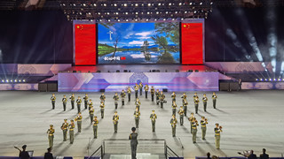 Chinese PLA military band performs at SCO Military Tattoo VI
