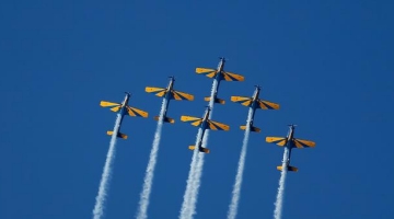 Air show performed to mark 200th anniversary of Brazil's independence in Recife