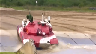 Chinese team ranks 2nd in Tank Biathlon competition