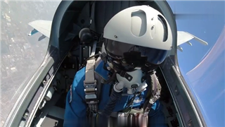 Air Force pilots fly new type fighter jet for training