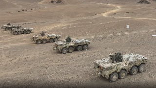 New-type remote-controlled vehicle-mounted weapon station in plateau training